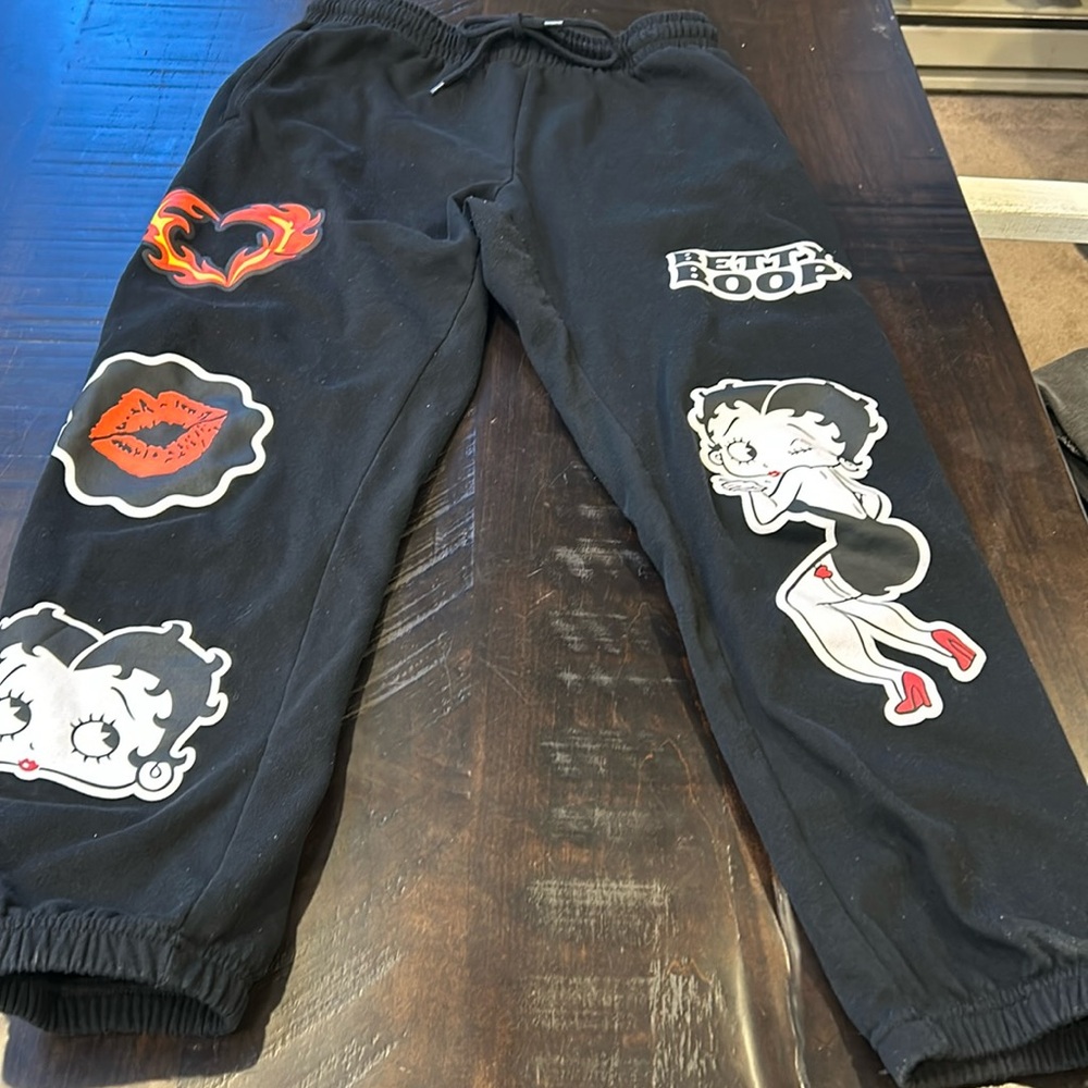 Betty Poop Sweat Pants Size M